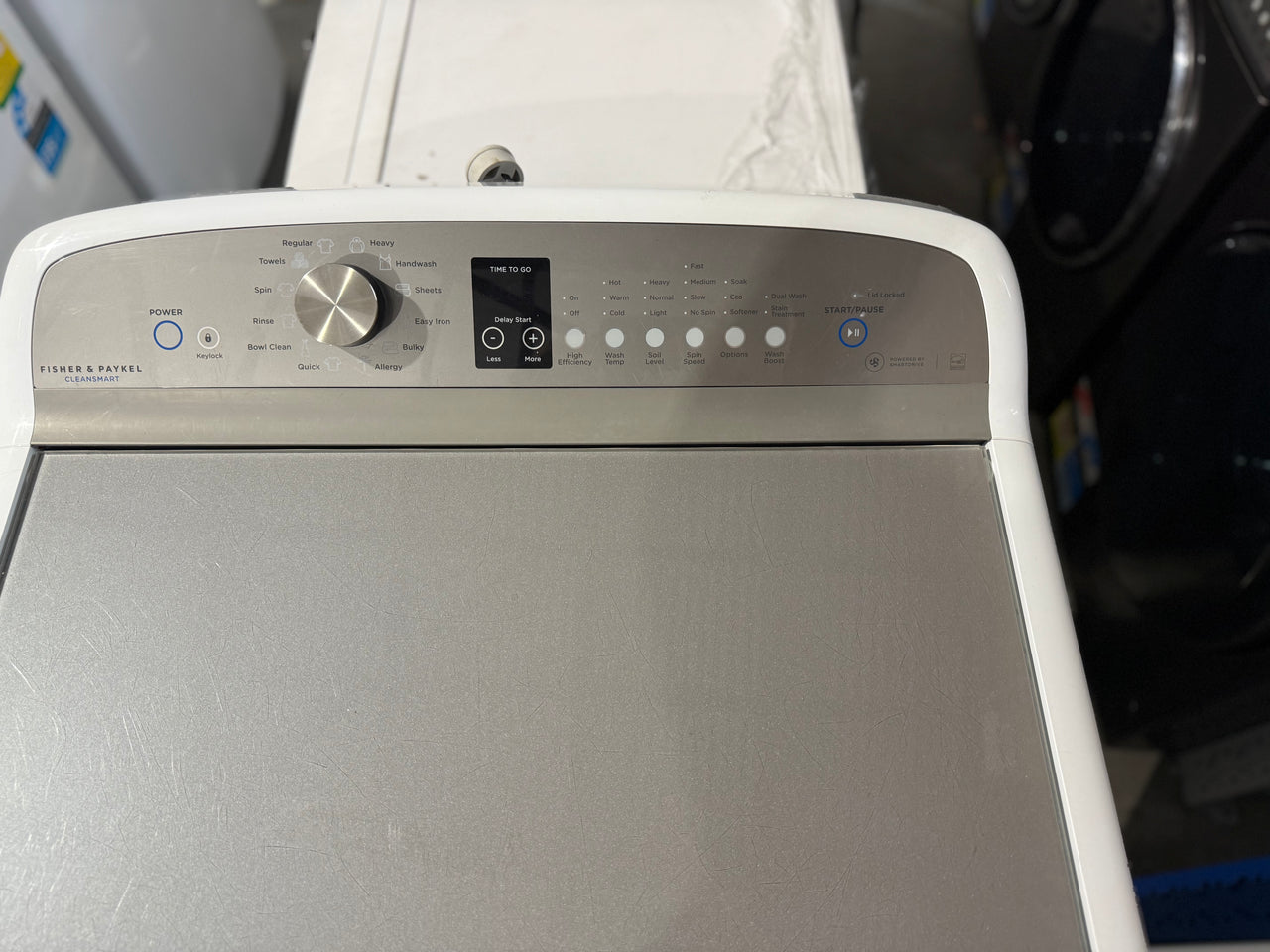 Second hand Fisher&Paykel WL1068P1 CleanSmart™ Top Load Washer – 10 kg - Second Hand Appliances Geebung