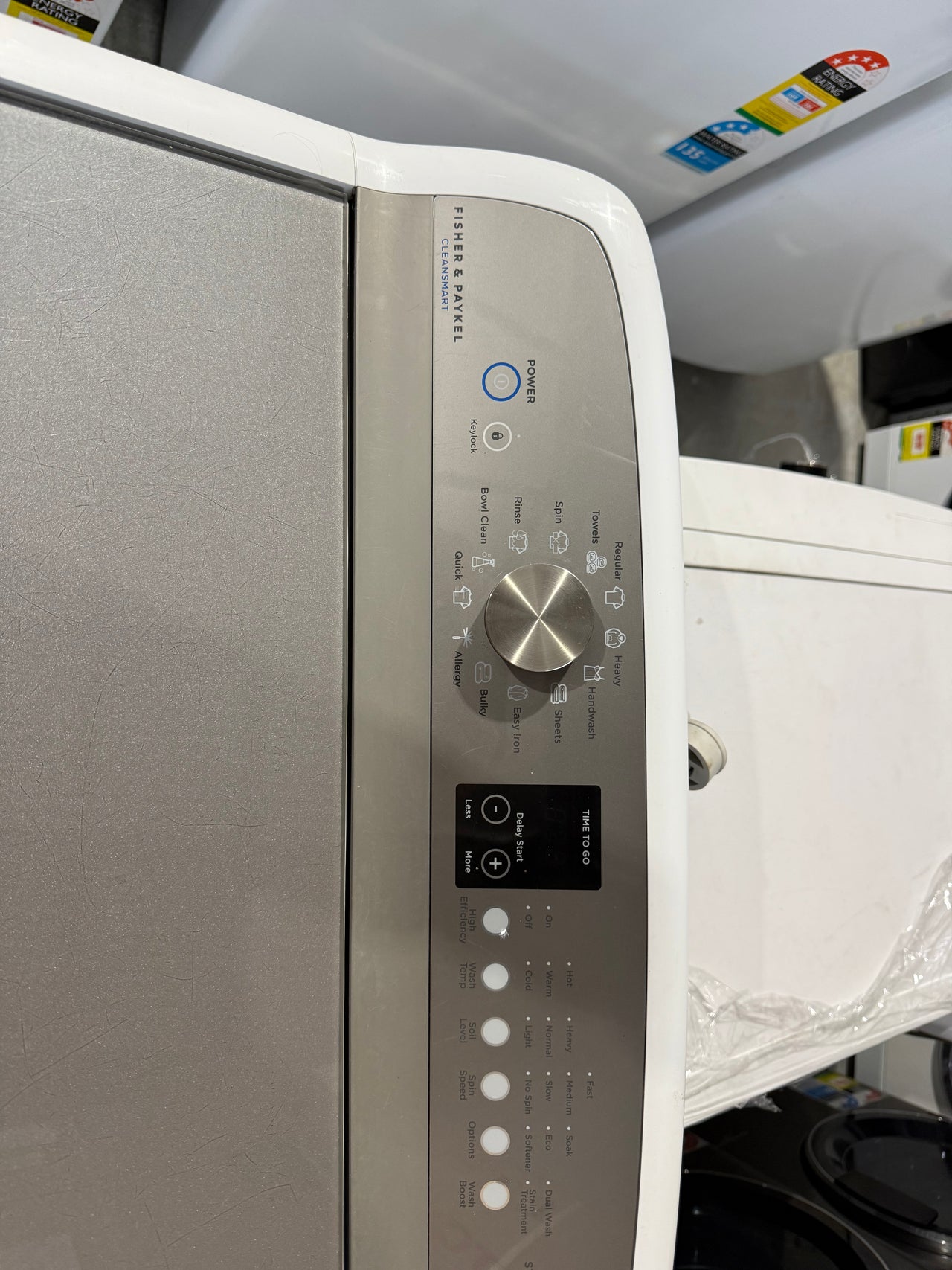 Second hand Fisher&Paykel WL1068P1 CleanSmart™ Top Load Washer – 10 kg - Second Hand Appliances Geebung