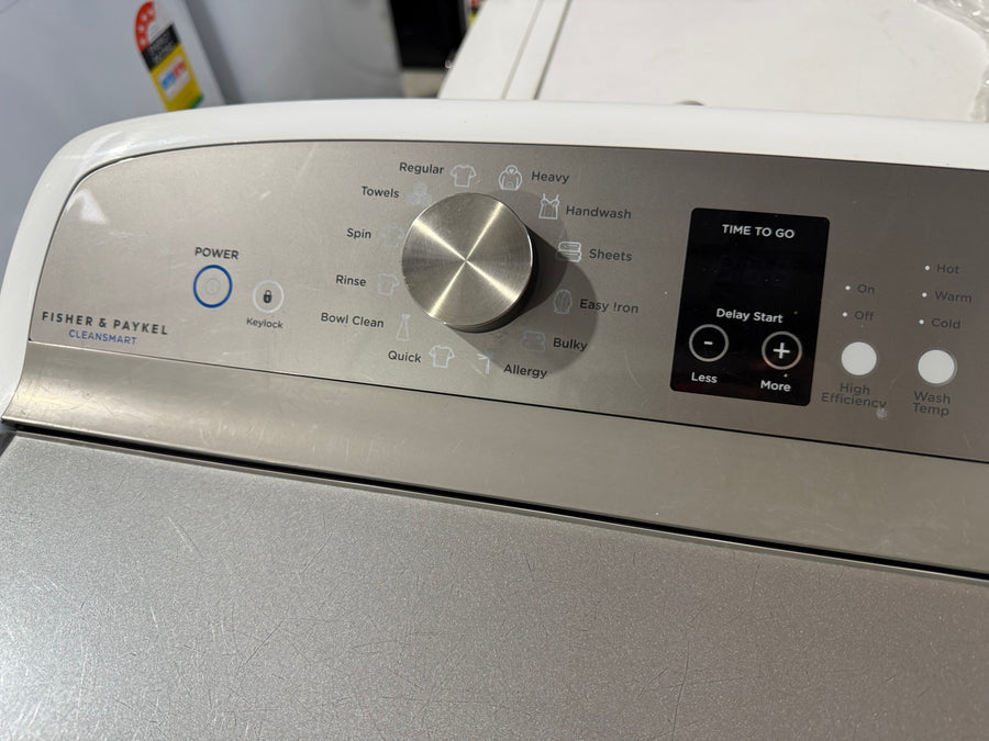 Second hand Fisher&Paykel WL1068P1 CleanSmart™ Top Load Washer – 10 kg - Second Hand Appliances Geebung