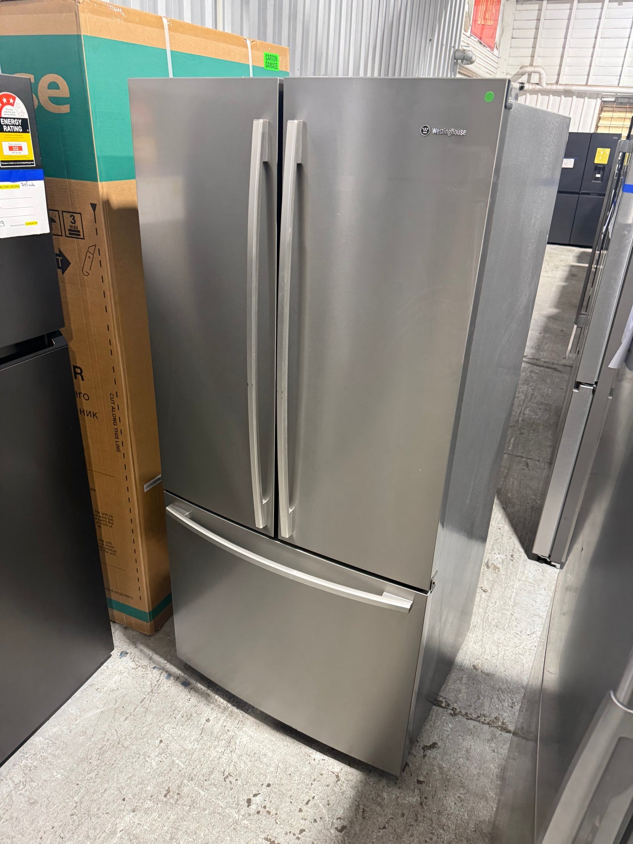 Second hand 💥 Fridge + Washer Bundle Deal – Both for Just $1000! 💥Westinghouse WHE5100SA 510L French door + 8.5kg Fisher&Paykel front loader WA8560G1 - Second Hand Appliances Geebung