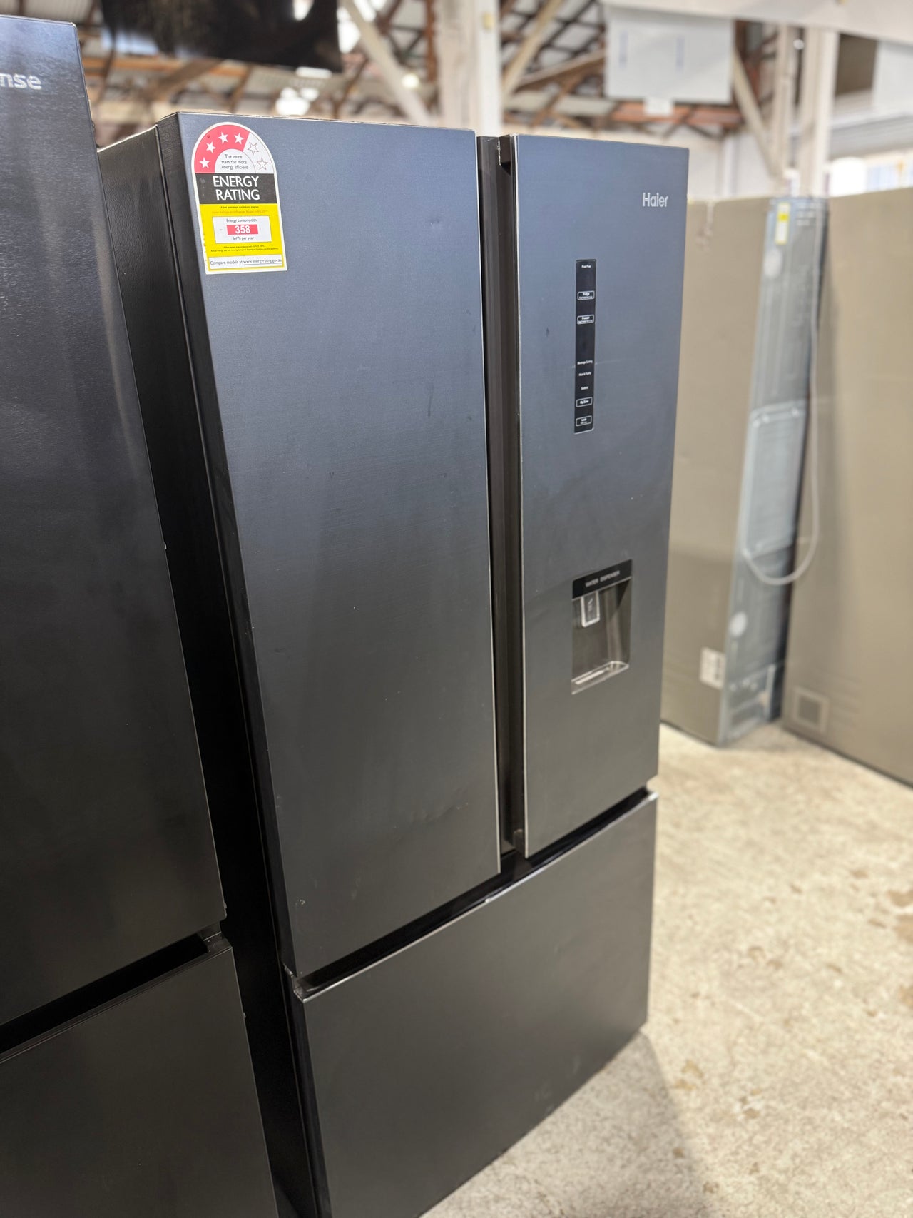 Second hand Haier 489L French Door Fridge – HRF520FHC - Second Hand Appliances Geebung