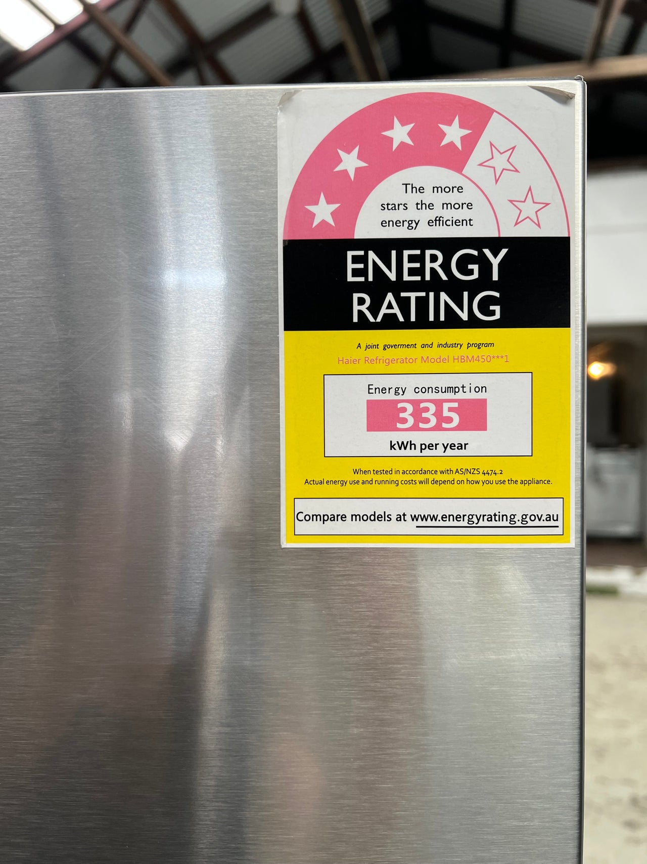 Second hand Haier HBM450HSA1 450L Bottom Mount Fridge with 6 months warranty - Second Hand Appliances Geebung