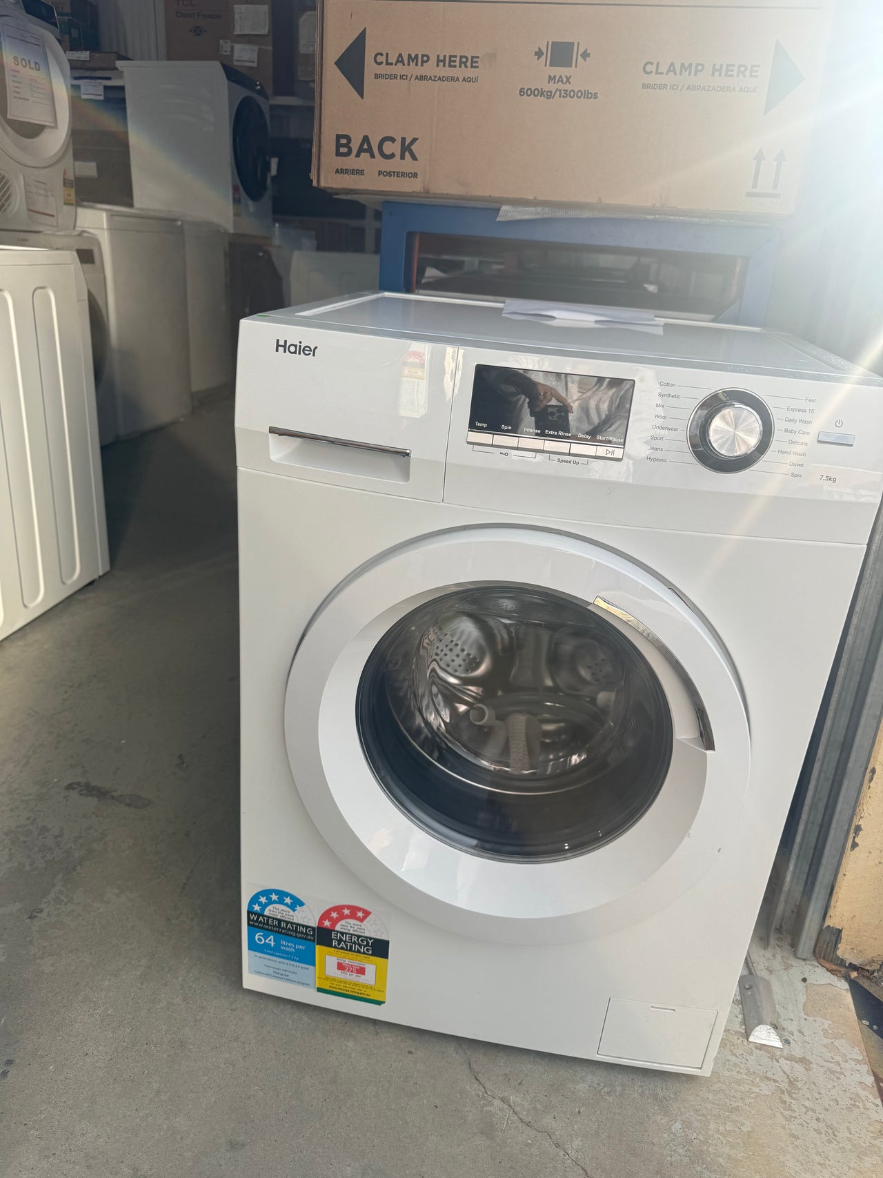 Second hand Haier HWF75AW2 7.5kg Front Load Washing Machine - Second Hand Appliances Geebung
