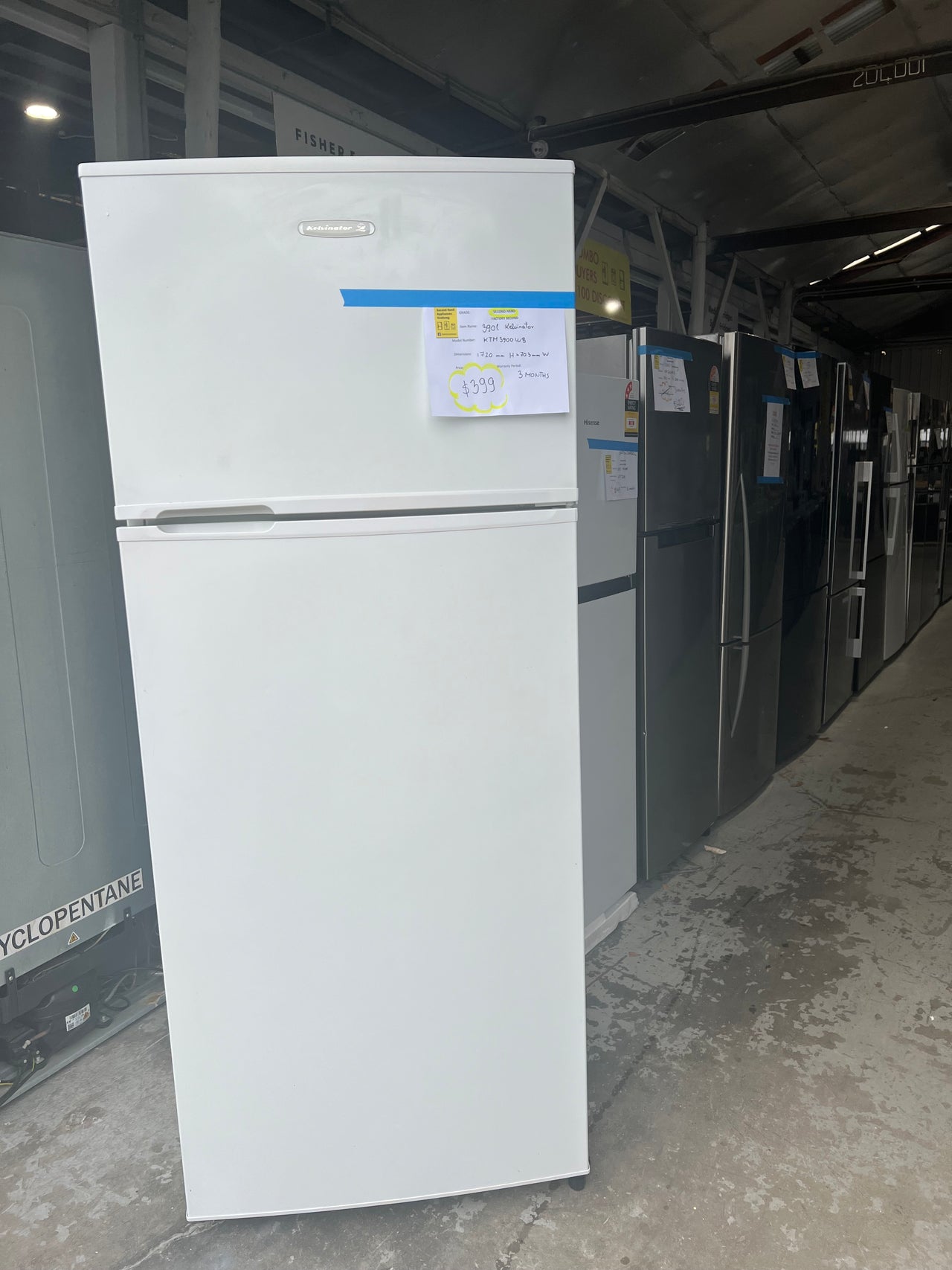 Second hand Kelvinator KTM3900WB 390L Fridge - Second Hand Appliances Geebung