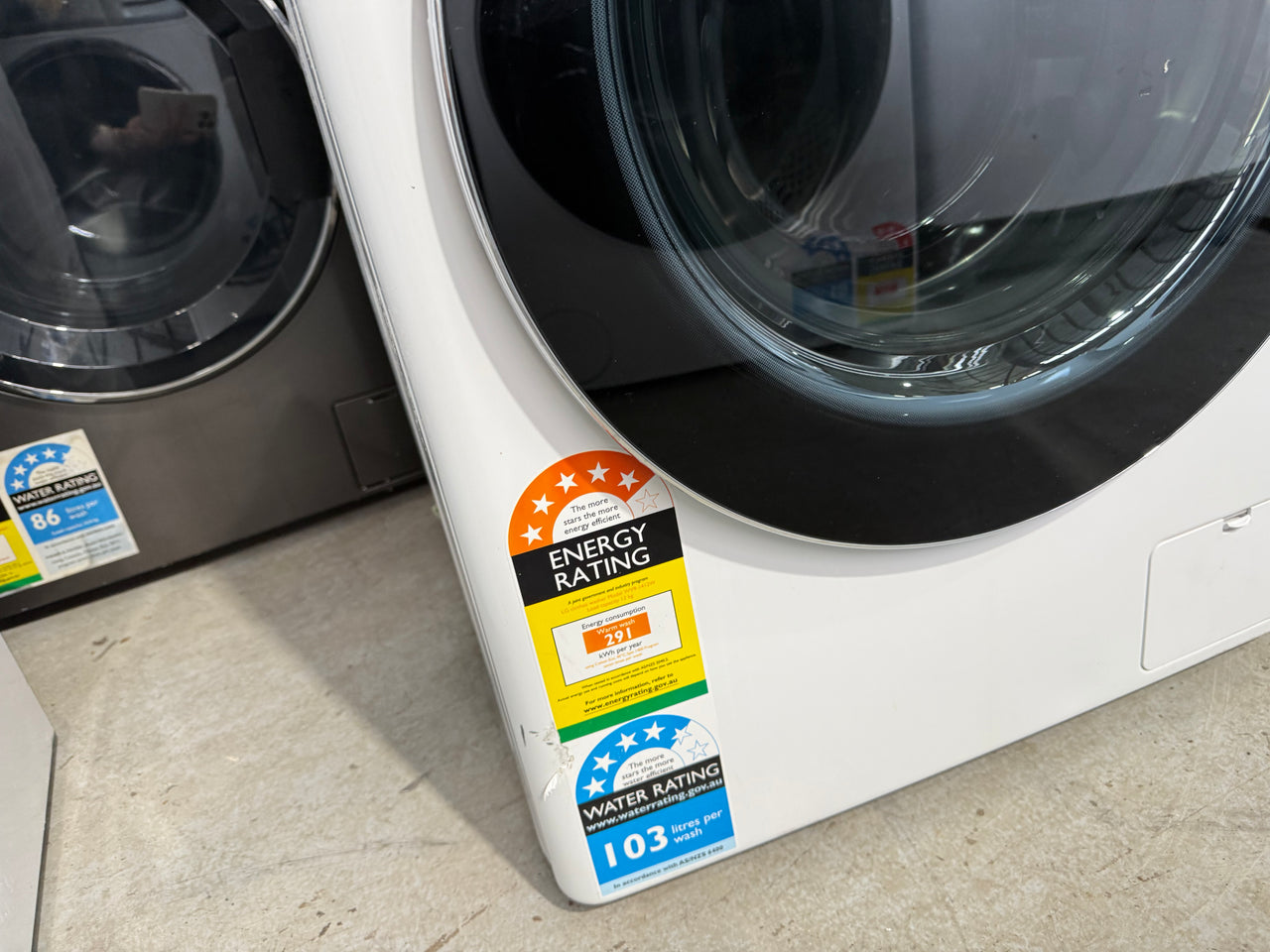 Second hand LG 12kg Front Load Washer Model: WV9-1412W - Second Hand Appliances Geebung