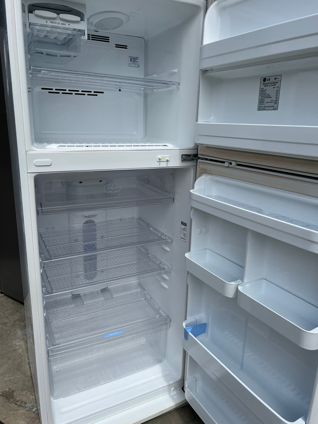 Second hand LG 392L Fridge Freezer GR-432SF - Second Hand Appliances Geebung