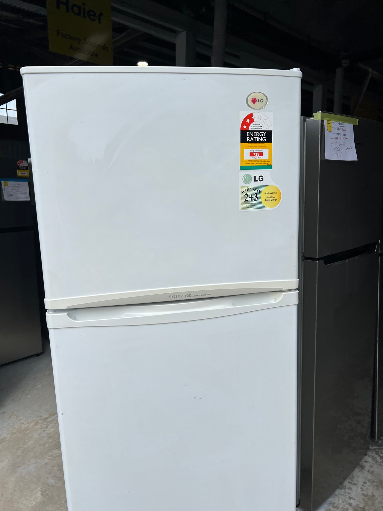 Second hand LG 392L Fridge Freezer GR-432SF - Second Hand Appliances Geebung