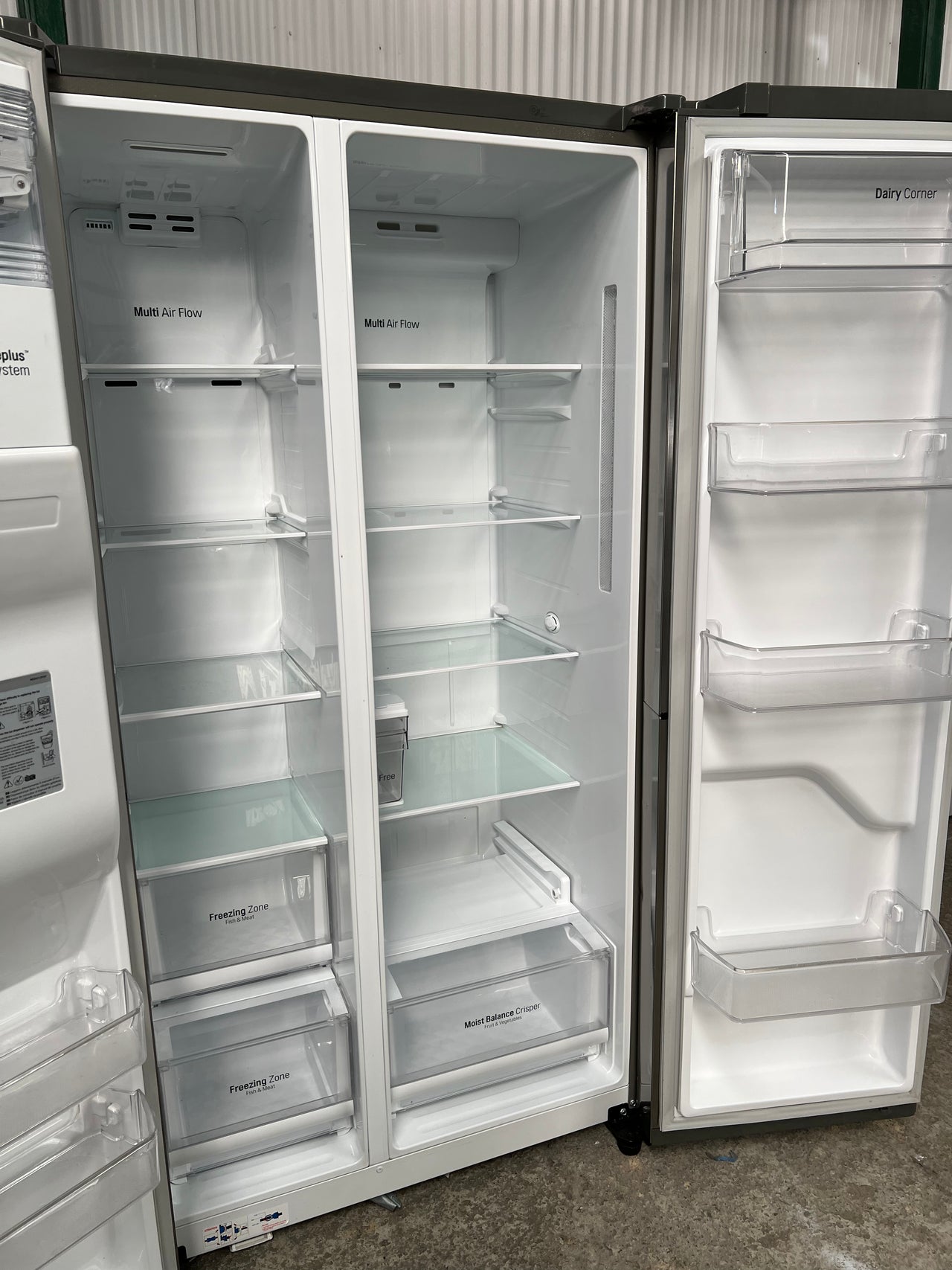 Second hand LG 668L Side by Side Fridge Non Plumbed GS-L668PNL - Second Hand Appliances Geebung
