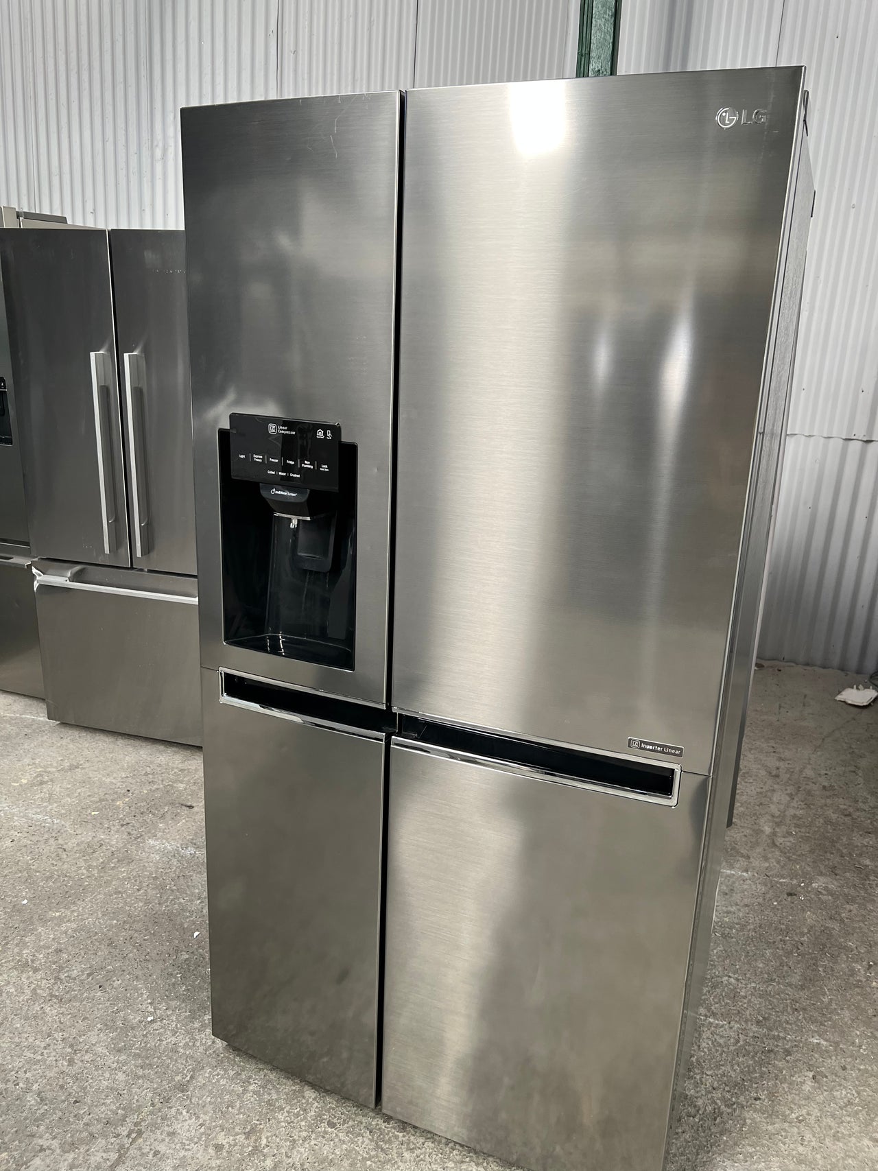 Second hand LG 668L Side by Side Fridge Non Plumbed GS-L668PNL - Second Hand Appliances Geebung