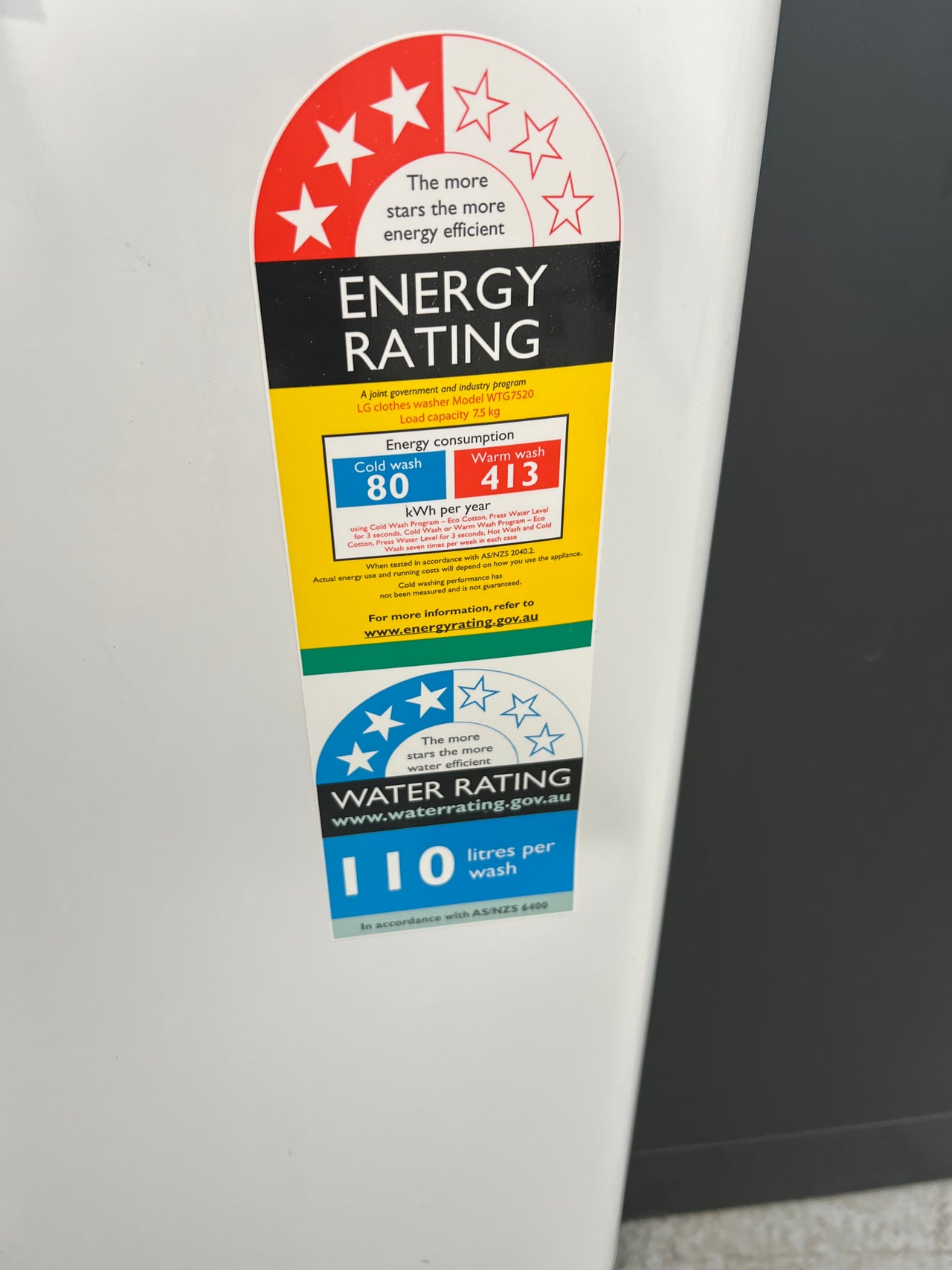 Second hand LG 7.5kg Top Load Washer Model: WTG7520 - Second Hand Appliances Geebung