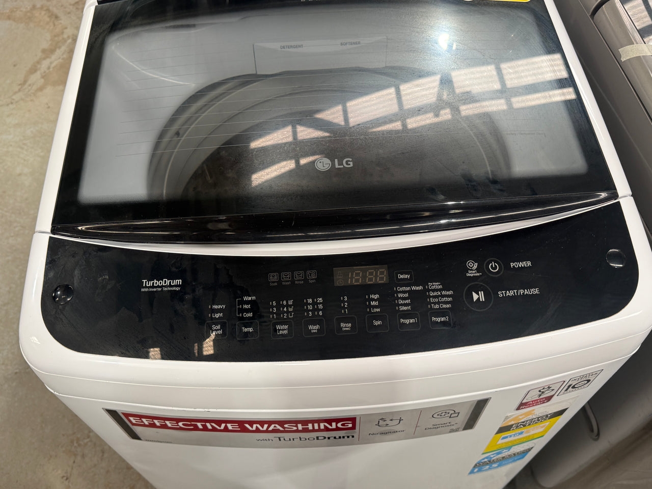 Second hand LG 8.5kg Top Load Washing Machine WTG8521 - Second Hand Appliances Geebung