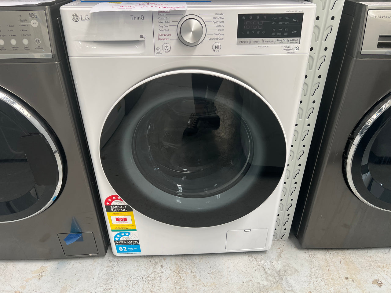 Factory second LG 8kg Front Load Washer WV5-1208W - Second Hand Appliances Geebung