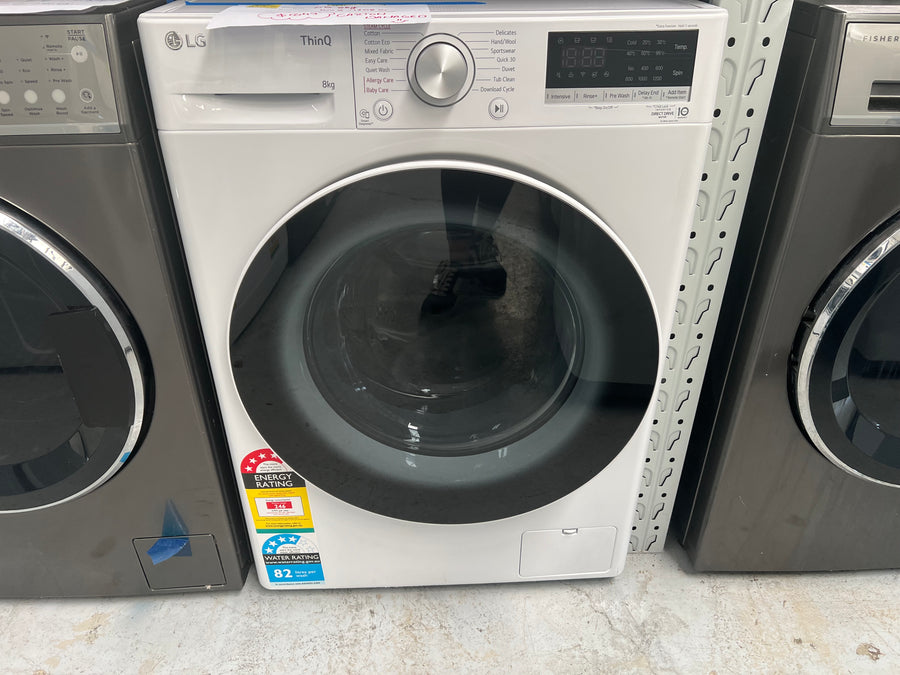 Factory second LG 8kg Front Load Washer WV5-1208W - Second Hand Appliances Geebung