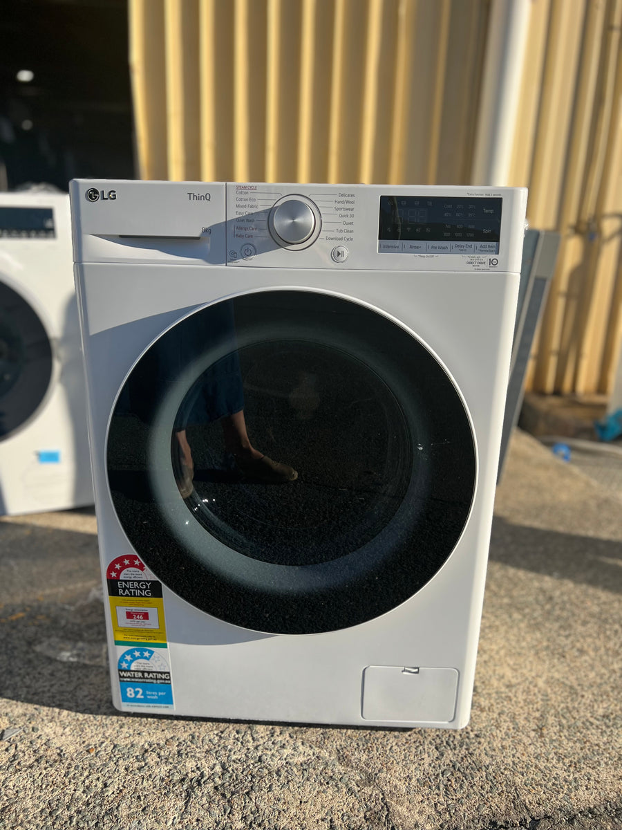 Factory second LG 8kg Front Load Washer WV5-1208W - Second Hand Appliances Geebung