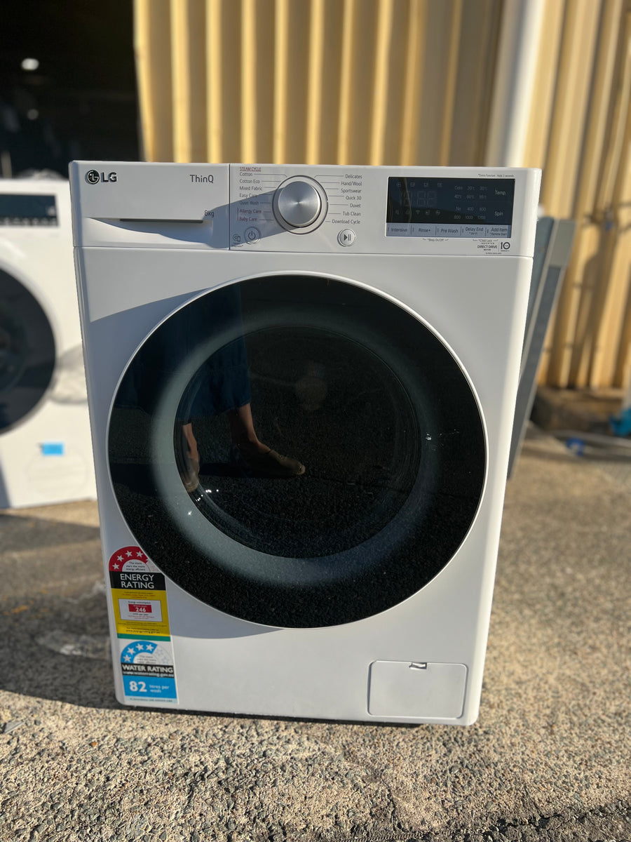 Factory second LG 8kg Front Load Washer WV5-1208W - Second Hand Appliances Geebung