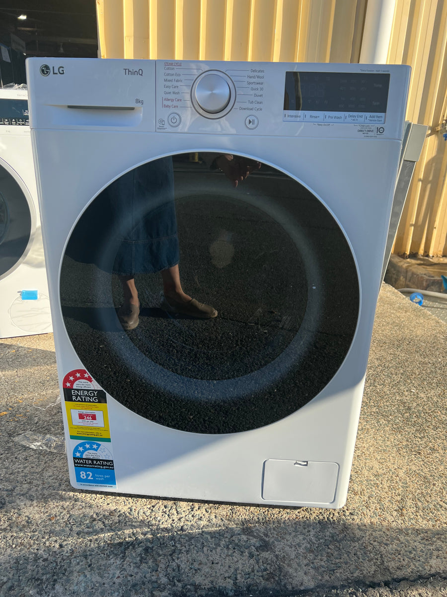 Factory second LG 8kg Front Load Washer WV5-1208W - Second Hand Appliances Geebung