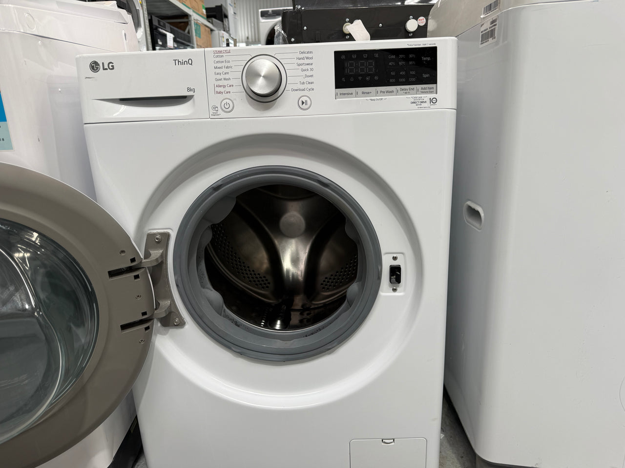 Second hand LG 8kg Series 5 Slim Front Load Washing Machine – White | WV5-1208W - Second Hand Appliances Geebung