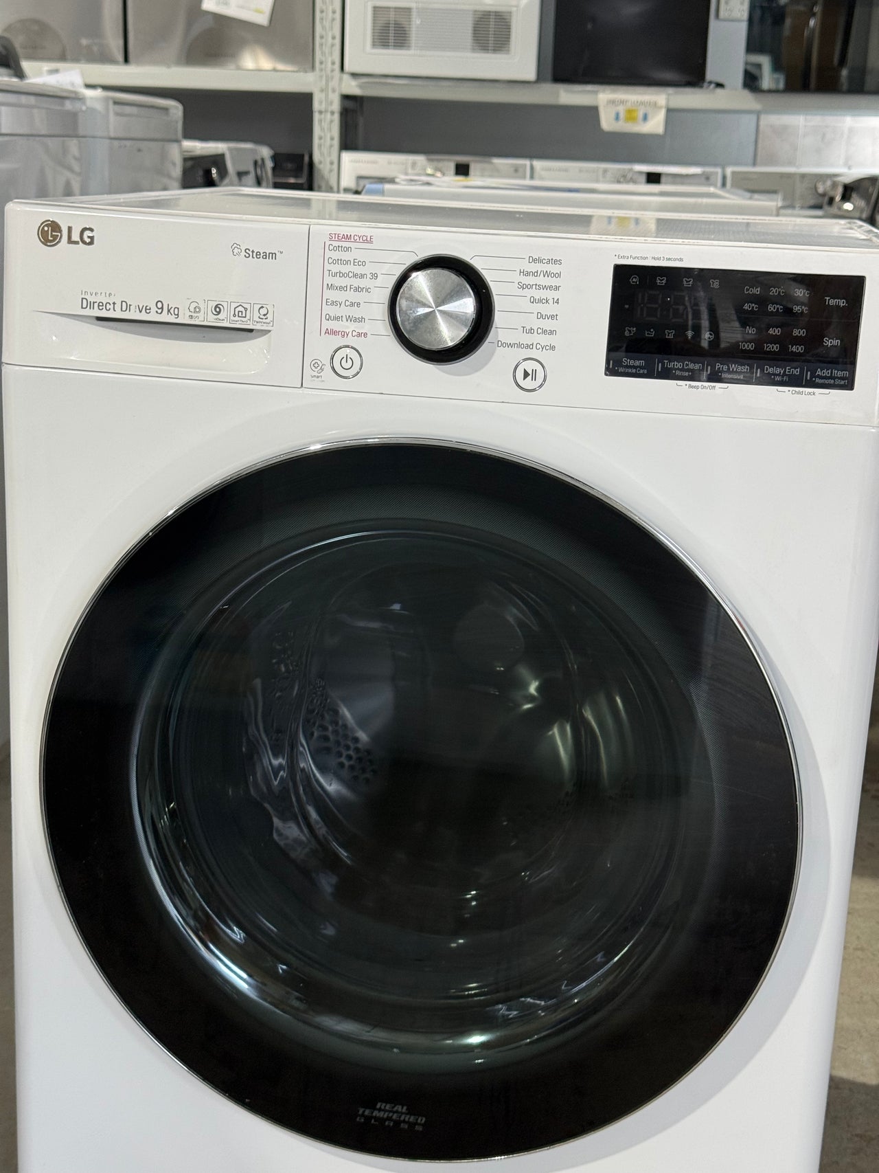 Second hand LG 9 kg Series 5 Front Load Washing Machine – WV5-1409W - Second Hand Appliances Geebung