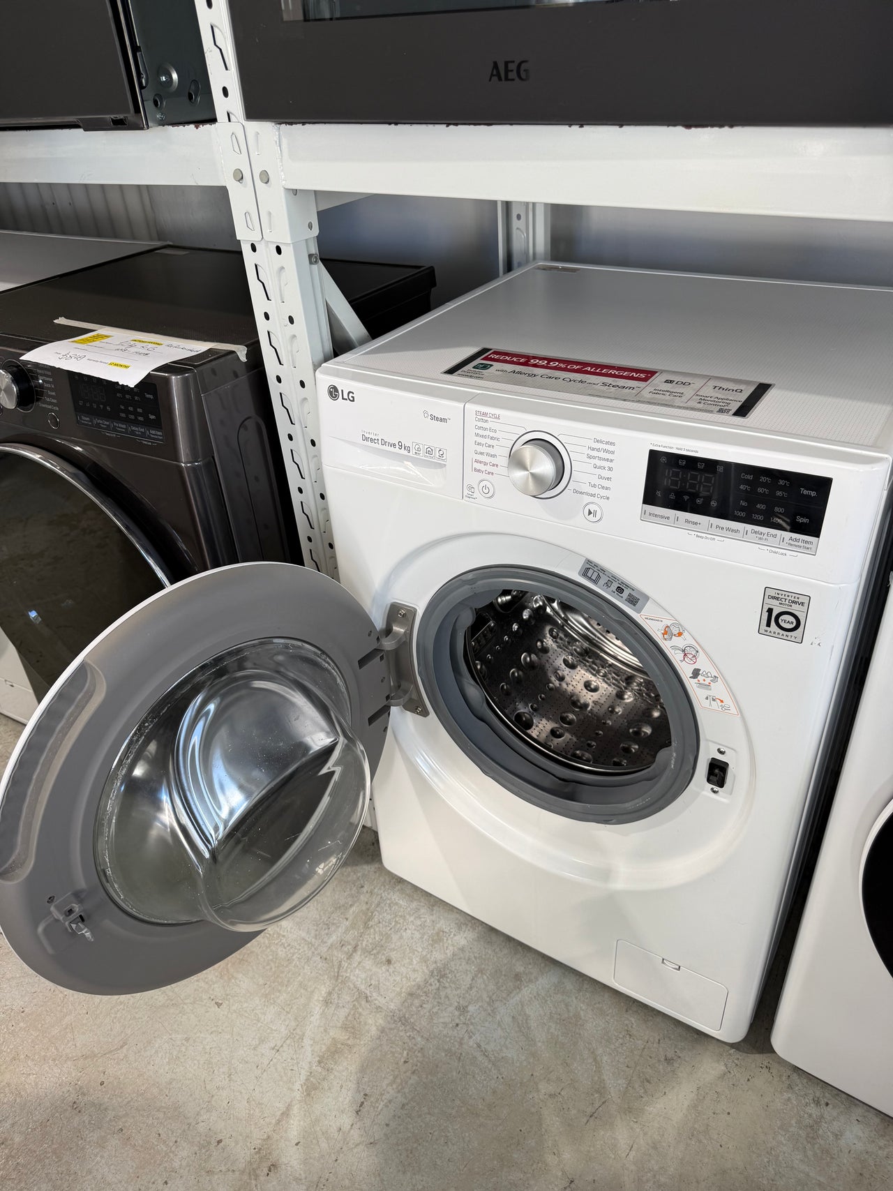 Second hand LG 9 kg Series 5 Front Load Washing Machine – WV5-1409W - Second Hand Appliances Geebung