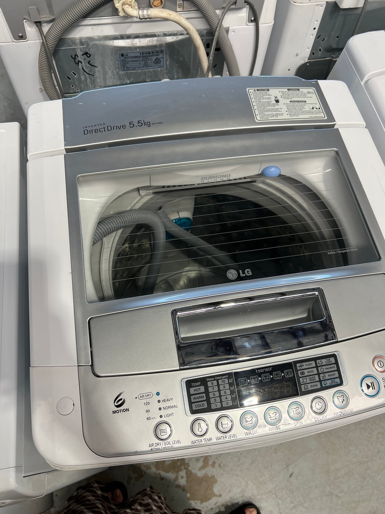 Second hand LG WTH550 5.5kg Top Load Washing Machine - Second Hand Appliances Geebung