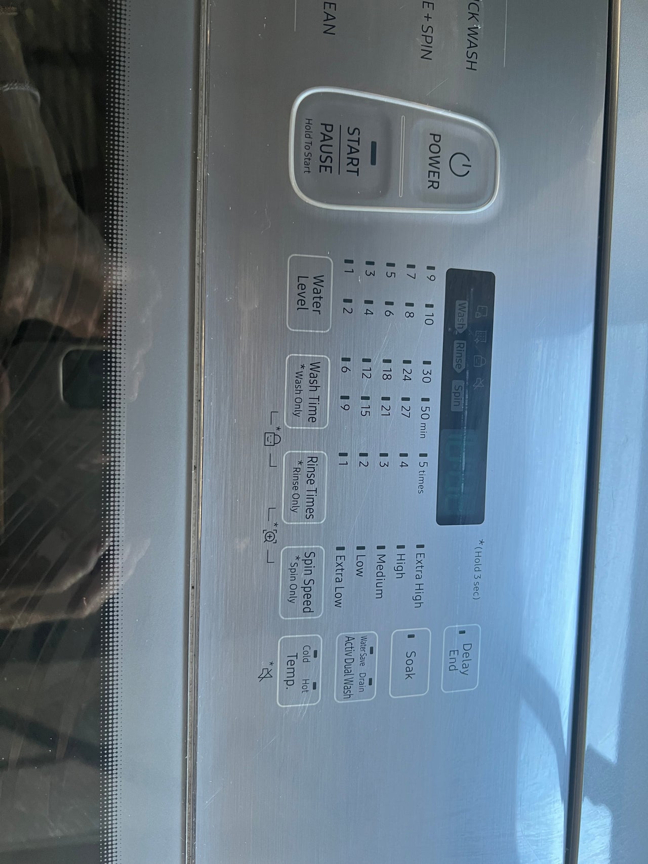 Second hand Samsung 11kg Activ DualWash™ Top Load Washer Model: WA11M8700GW - Second Hand Appliances Geebung