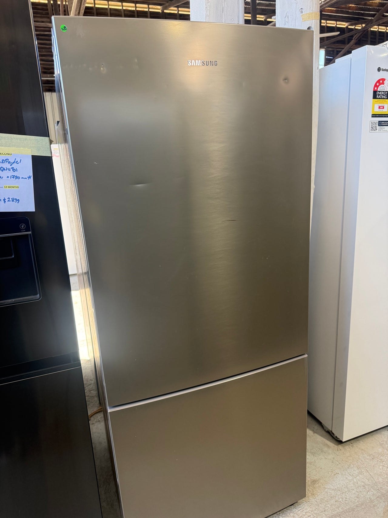 Second hand Samsung 458L Bottom Mount Refrigerator SRL454DSP - Second Hand Appliances Geebung