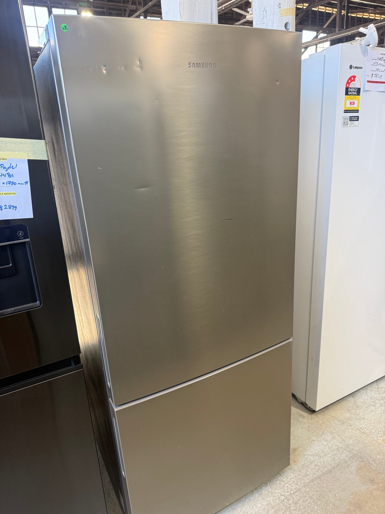 Second hand Samsung 458L Bottom Mount Refrigerator SRL454DSP - Second Hand Appliances Geebung