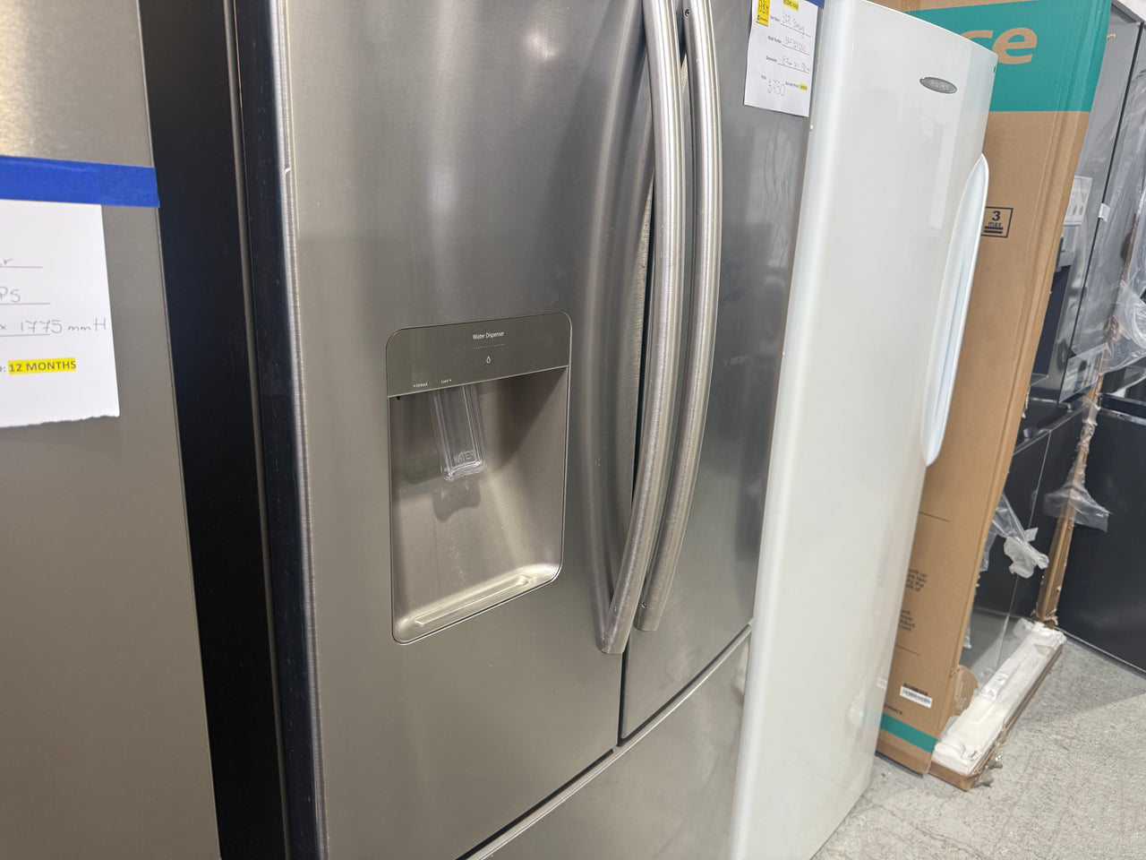 Second hand Samsung 528L Samsung 3-Door Refrigerator – Stainless Steel  Model: SRF527DSLS - Second Hand Appliances Geebung