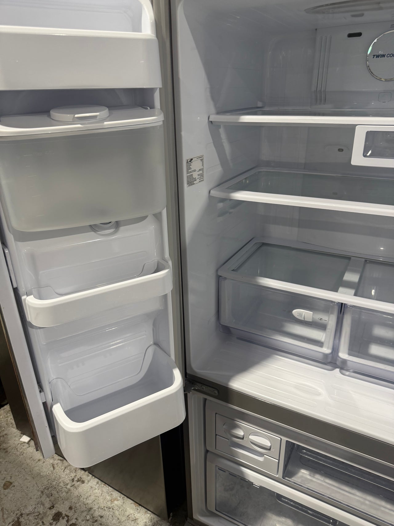 Second hand Samsung 528L Samsung 3-Door Refrigerator – Stainless Steel  Model: SRF527DSLS - Second Hand Appliances Geebung