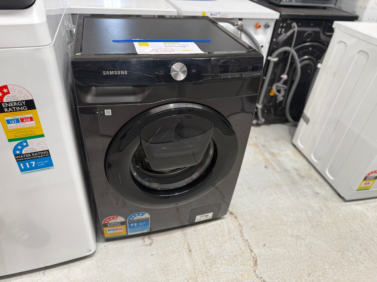 Buy Second hand Samsung 8.5kg Front Load Washing Machine – Black (WW85T554DAB) |  | [product_variant] | Second Hand Appliances Geebung Brisbane