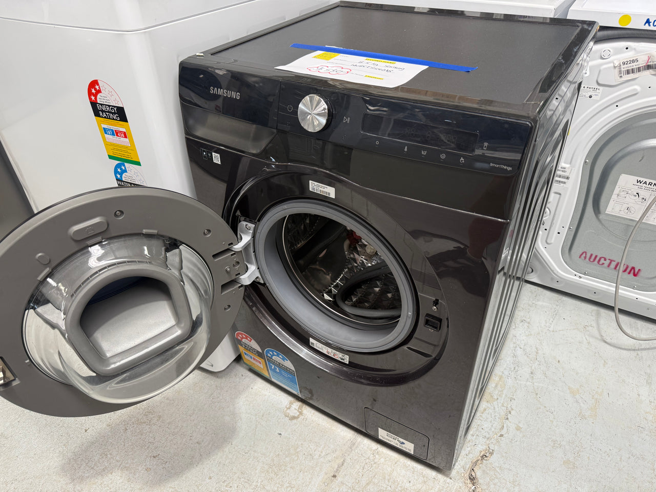 Buy Second hand Samsung 8.5kg Front Load Washing Machine – Black (WW85T554DAB) |  | [product_variant] | Second Hand Appliances Geebung Brisbane