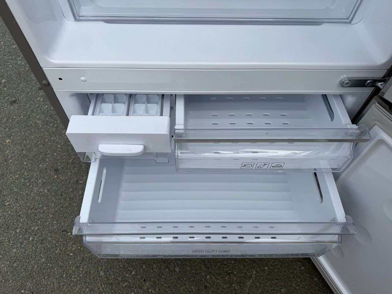 Second hand Samsung SRL450ELS 450L Bottom Mount Fridge - Second Hand Appliances Geebung