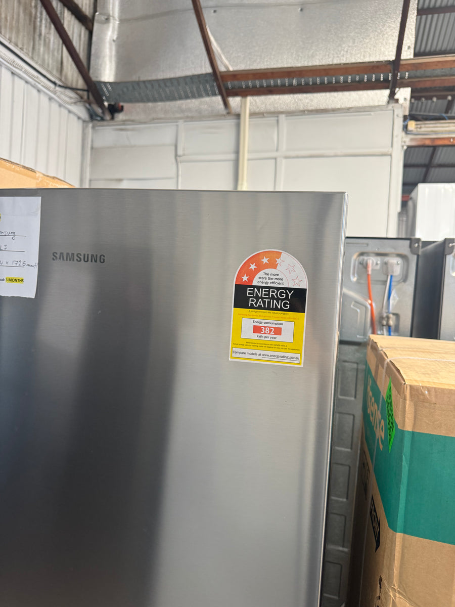 Second hand Samsung SRL450ELS 450L Bottom Mount Refrigerator – Stainless Steel - Second Hand Appliances Geebung