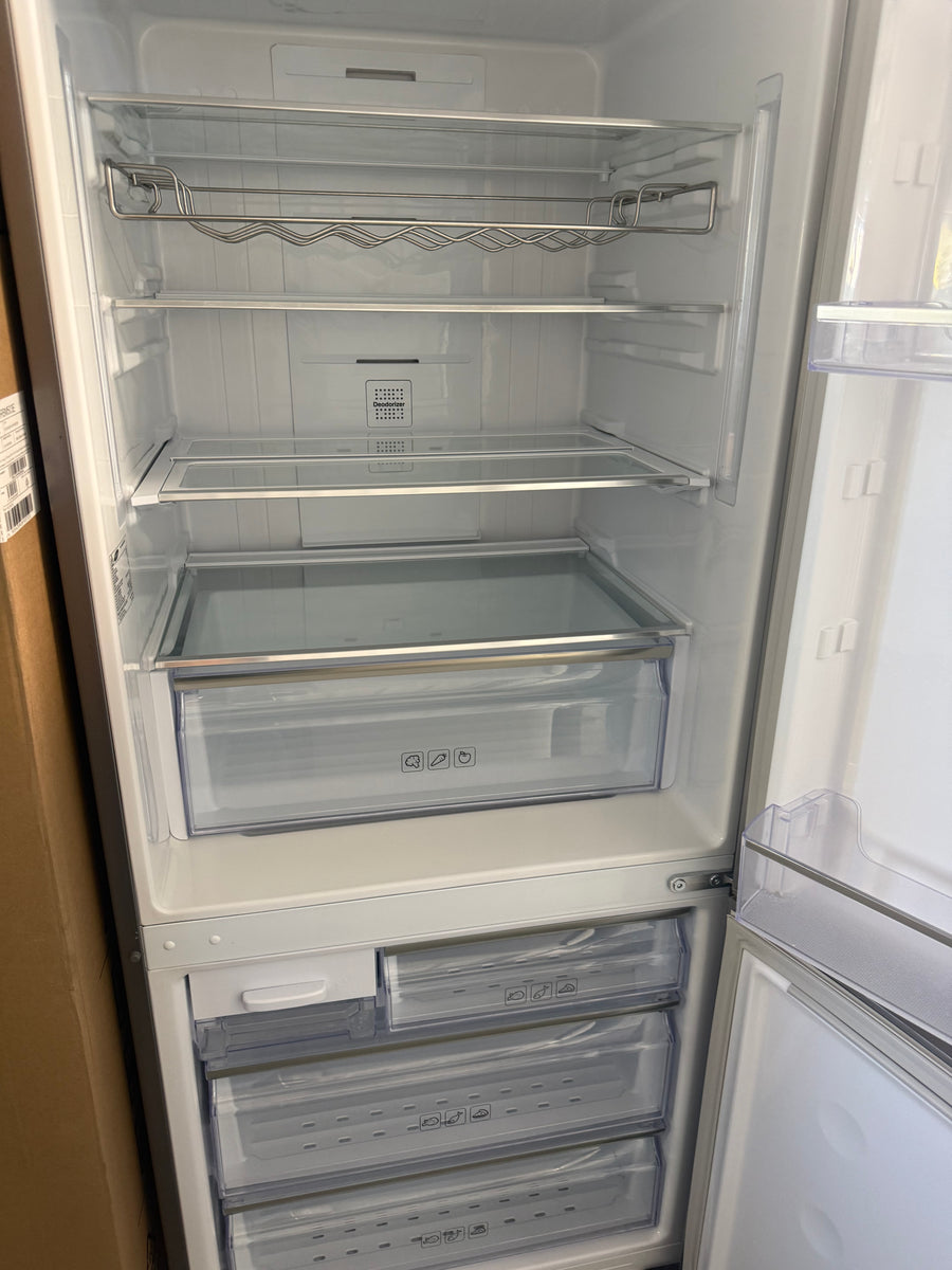 Second hand Samsung SRL450ELS 450L Bottom Mount Refrigerator – Stainless Steel - Second Hand Appliances Geebung