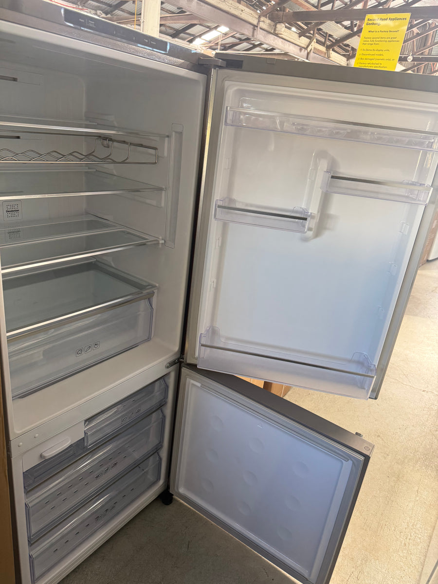 Second hand Samsung SRL450ELS 450L Bottom Mount Refrigerator – Stainless Steel - Second Hand Appliances Geebung