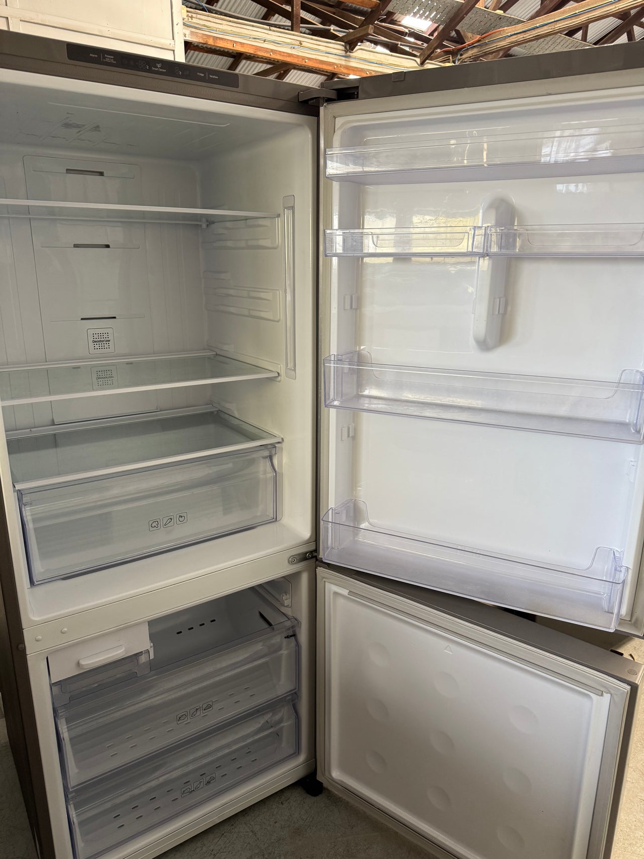 Second hand Samsung SRL458ELS 458L Bottom Mount Refrigerator - Second Hand Appliances Geebung