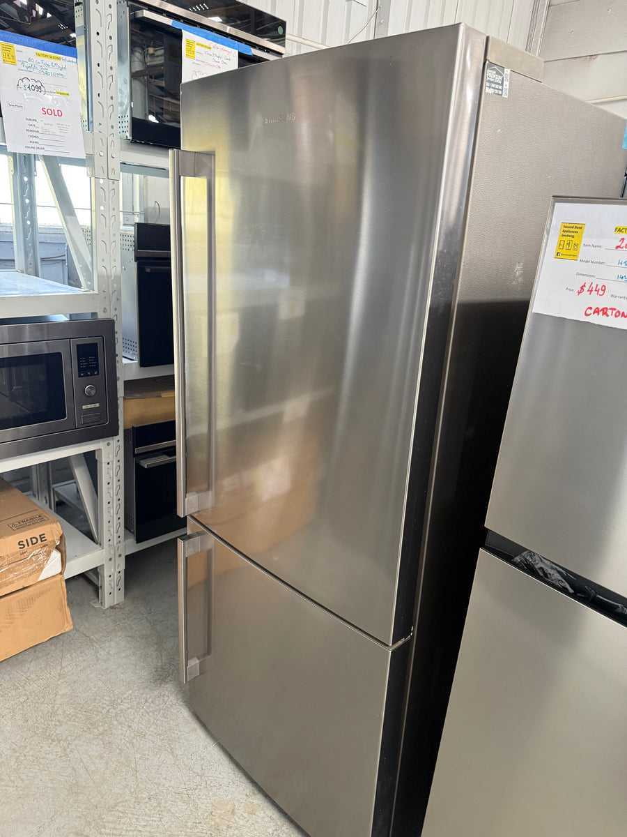 Second hand Samsung SRL458ELS 458L Bottom Mount Refrigerator - Second Hand Appliances Geebung