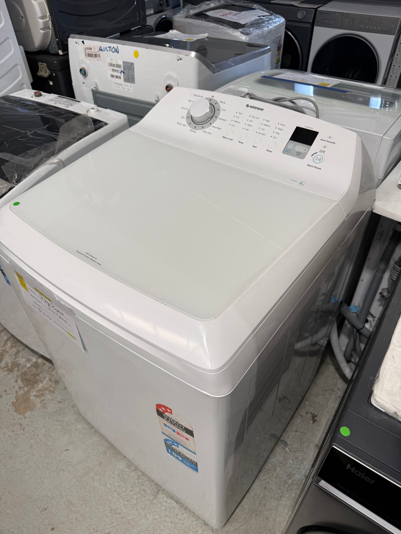 Second hand Simpson 8kg Top Load Washing Machine – SWT8043 - Second Hand Appliances Geebung