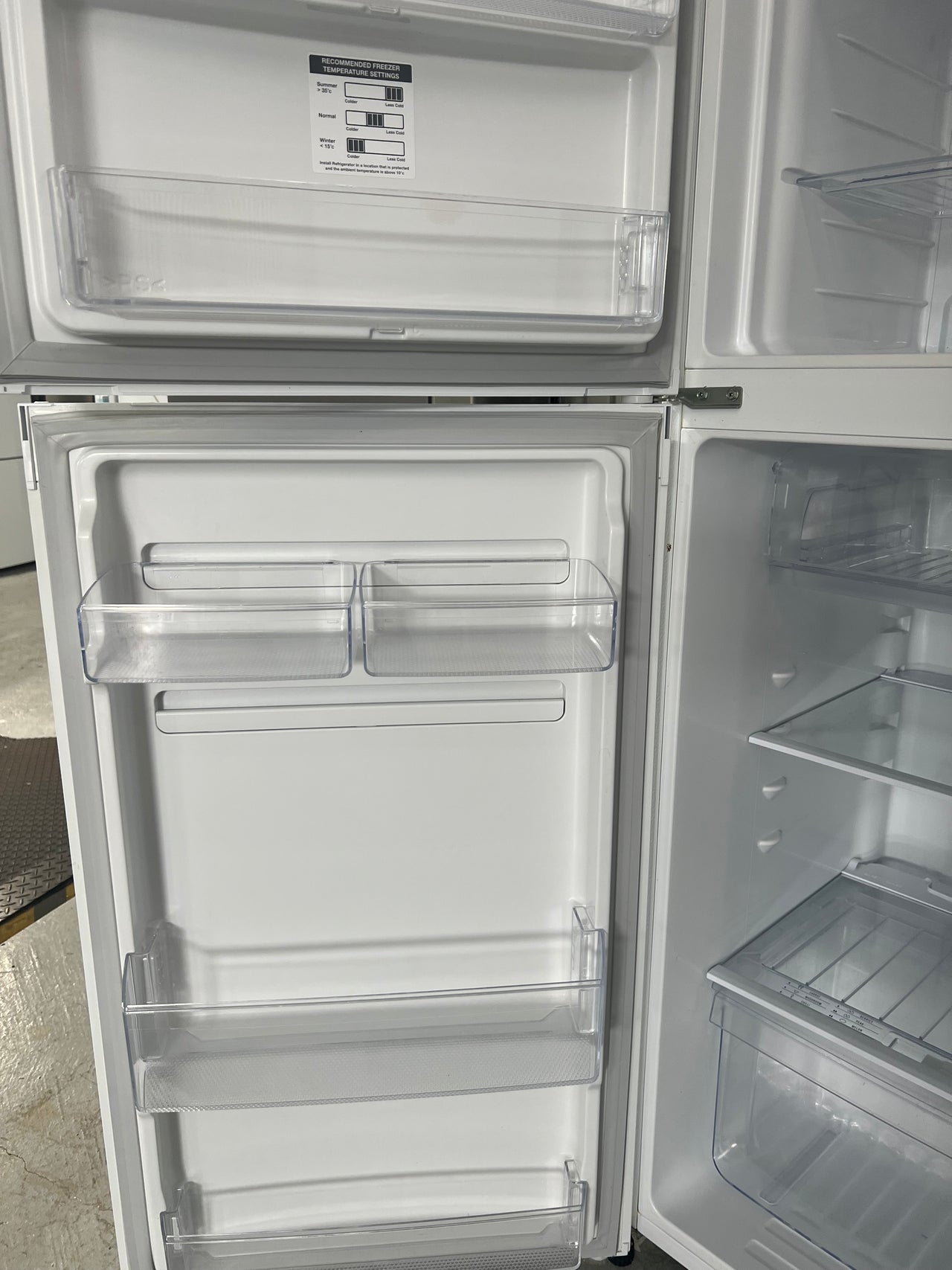 Second hand WESTINGHOUSE 225L WHITE TOP MOUNT REFRIGERATOR  Model: WTB2500WH - Second Hand Appliances Geebung