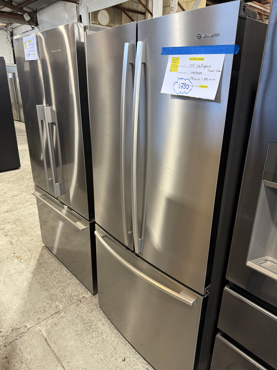 Second hand Westinghouse 510L Stainless Steel French Door Refrigerator WHE5100SA - Second Hand Appliances Geebung