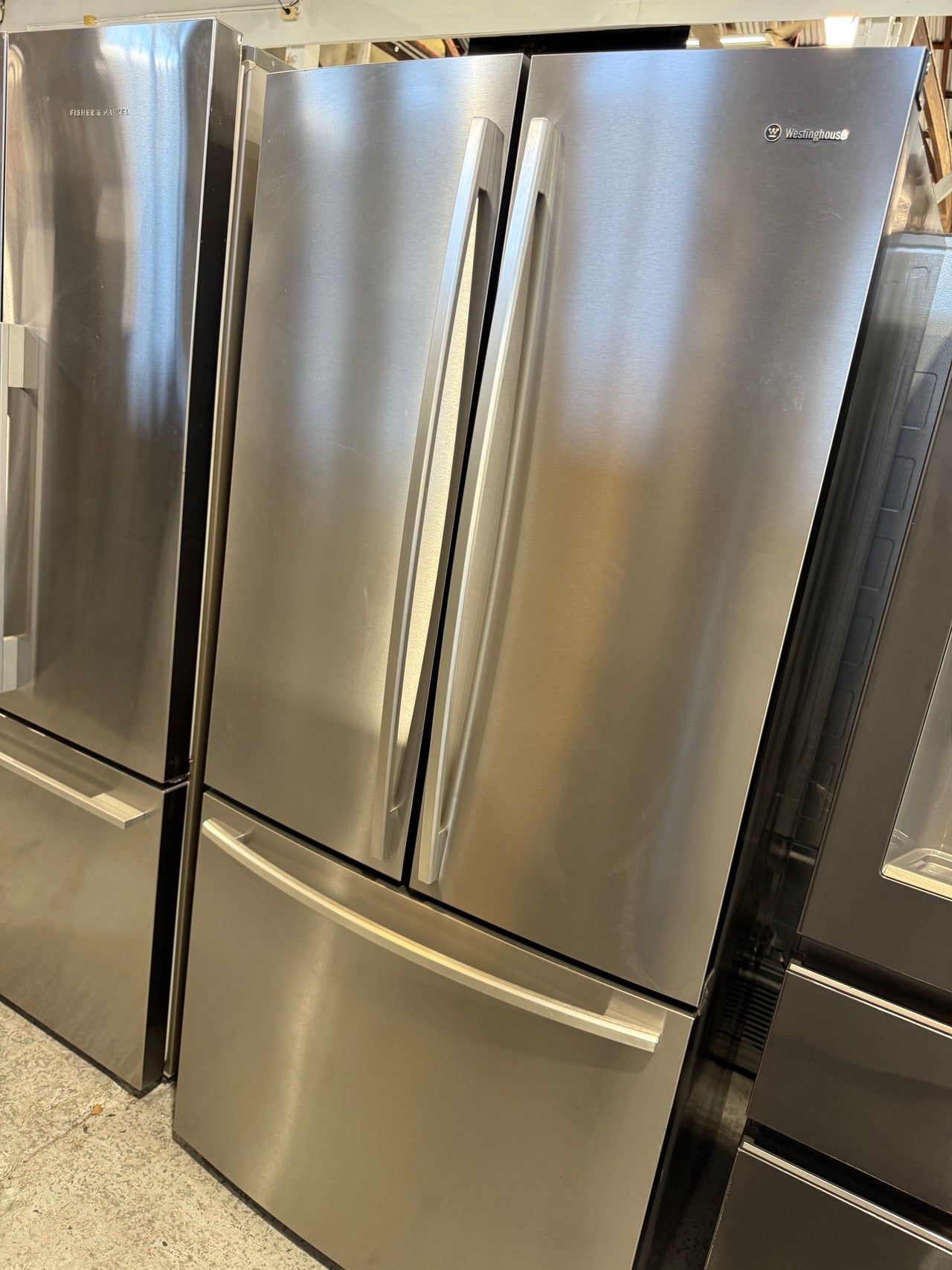 Second hand Westinghouse 510L Stainless Steel French Door Refrigerator WHE5100SA - Second Hand Appliances Geebung