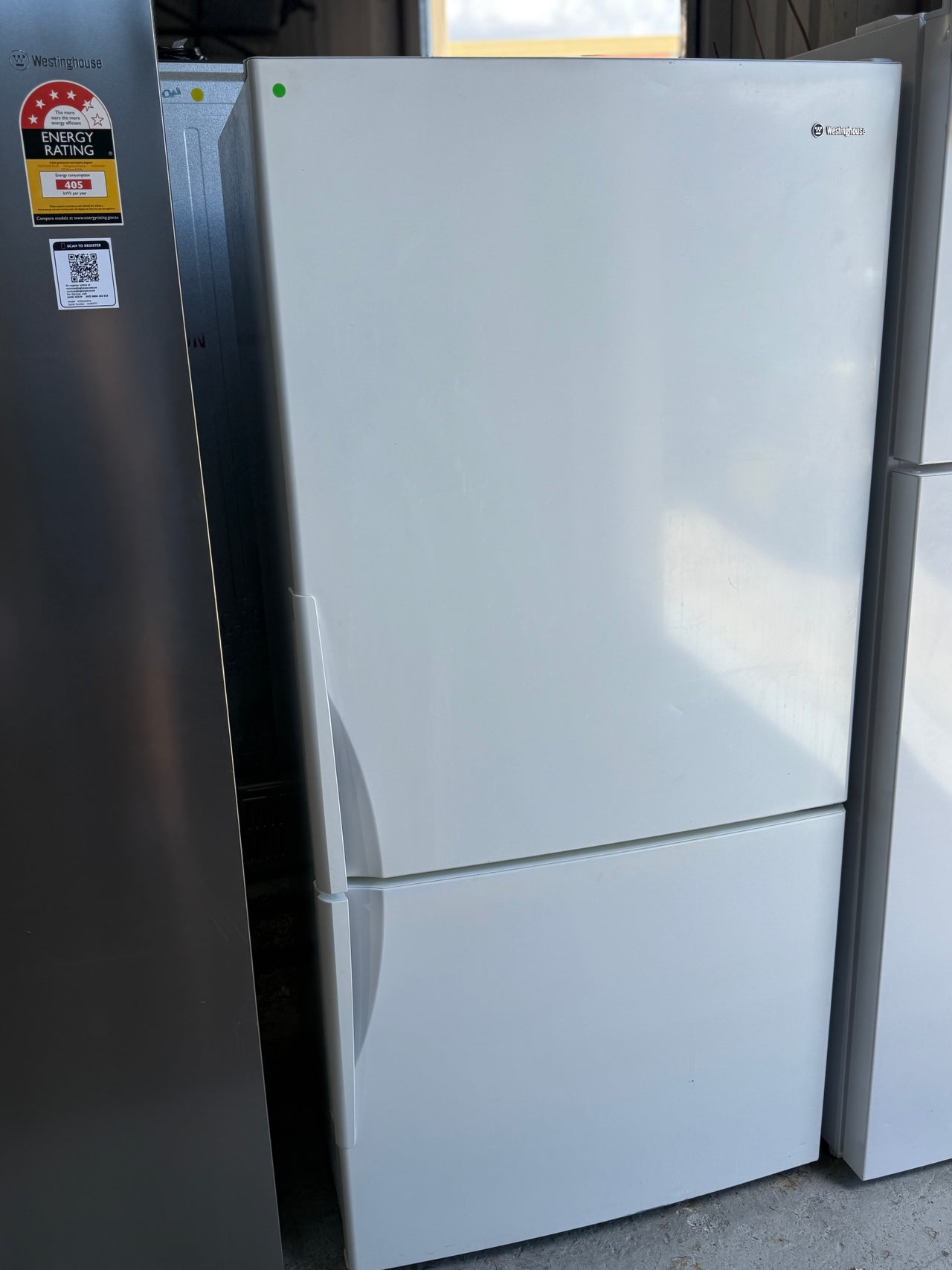 Second hand Westinghouse 510L bottom mount fridge WBM5100WC - Second Hand Appliances Geebung