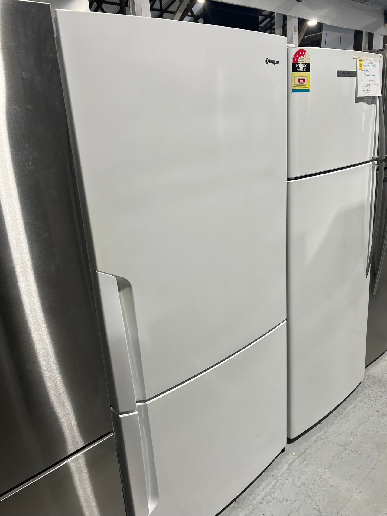 Second hand Westinghouse 529l Bottom Mounted fridge WBE5300WA - Second Hand Appliances Geebung