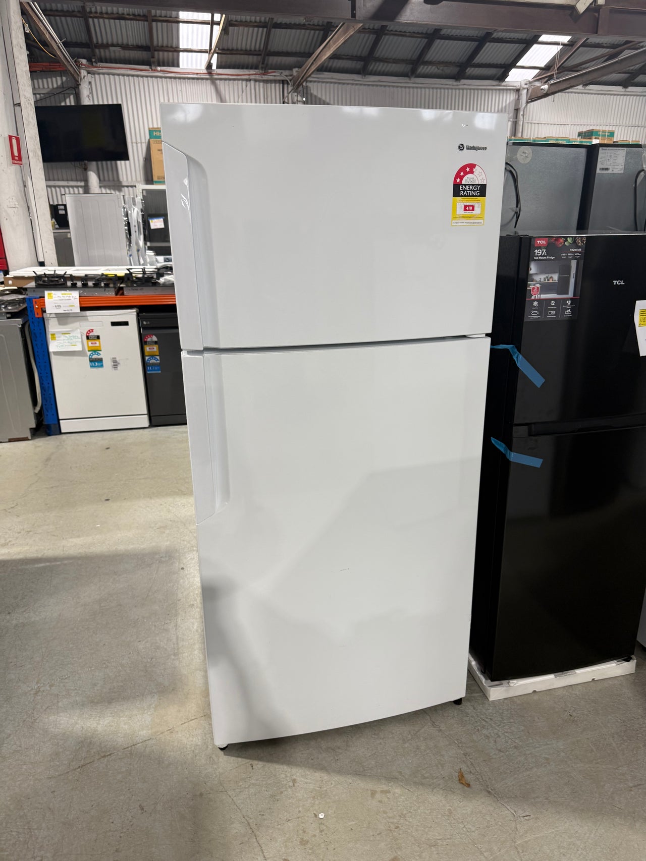 Second hand Westinghouse 538L Top Mount Fridge  Model: WTB5400WA - Second Hand Appliances Geebung