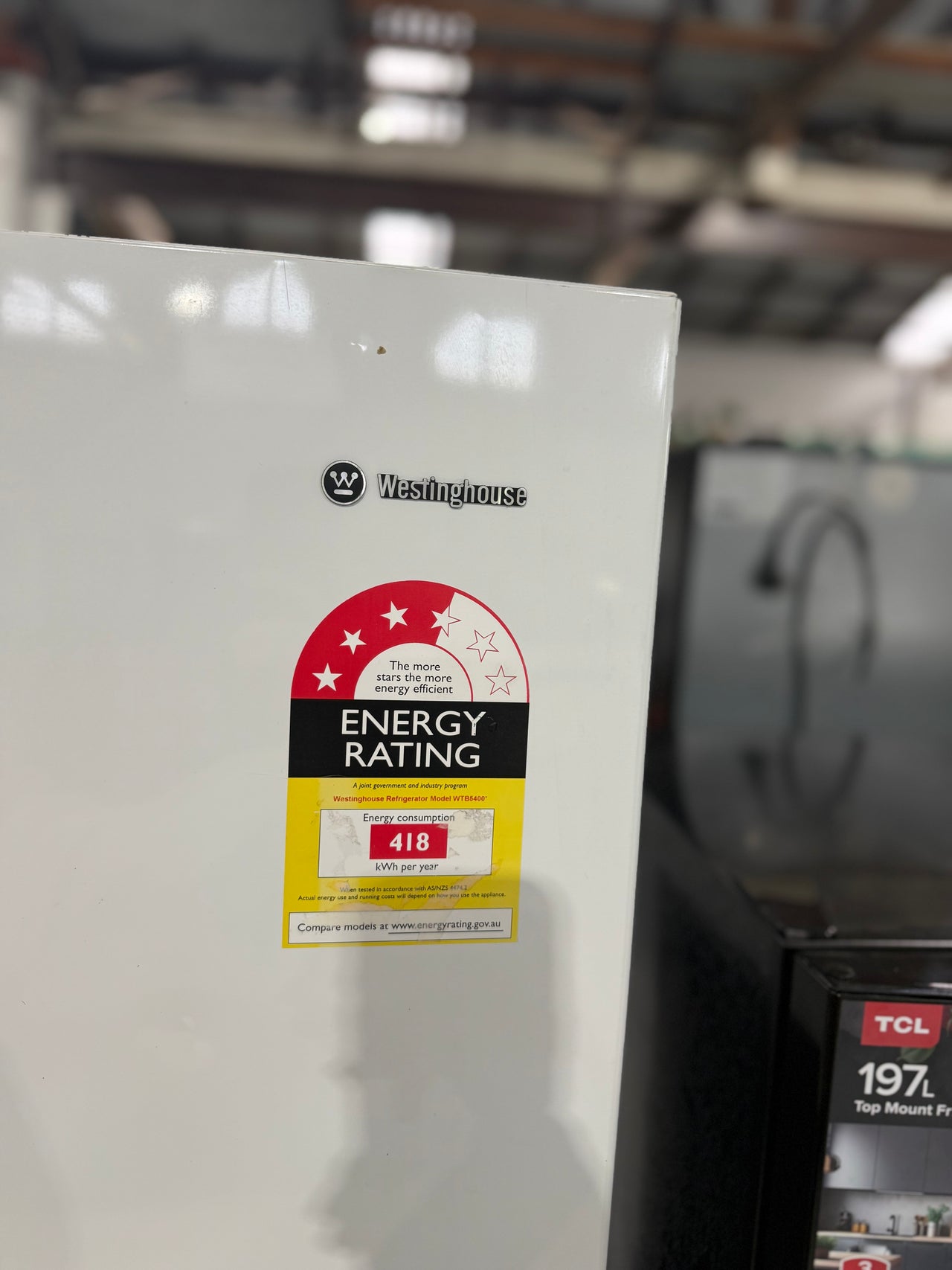 Second hand Westinghouse 538L Top Mount Fridge  Model: WTB5400WA - Second Hand Appliances Geebung