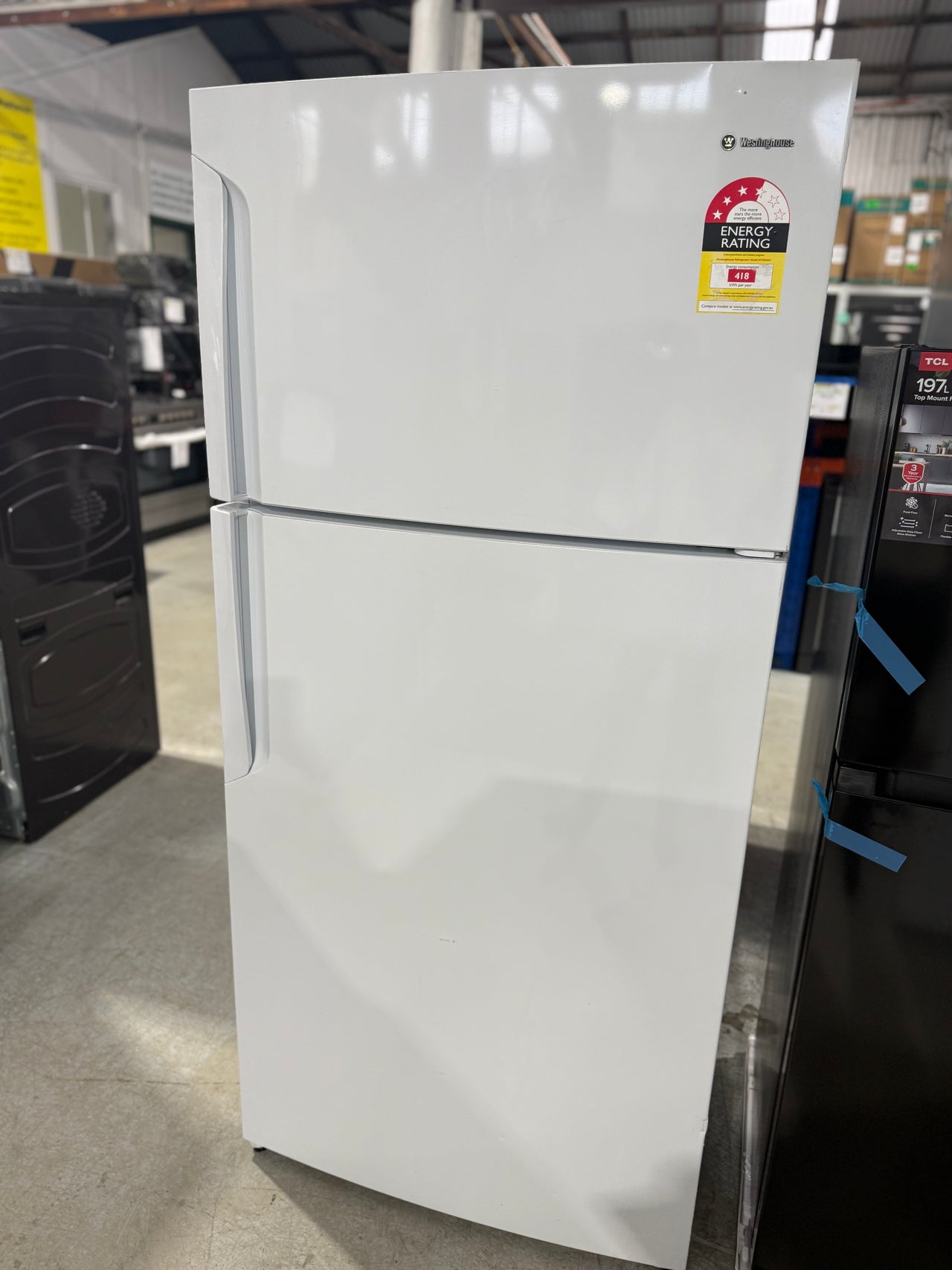 Second hand Westinghouse 538L Top Mount Fridge  Model: WTB5400WA - Second Hand Appliances Geebung