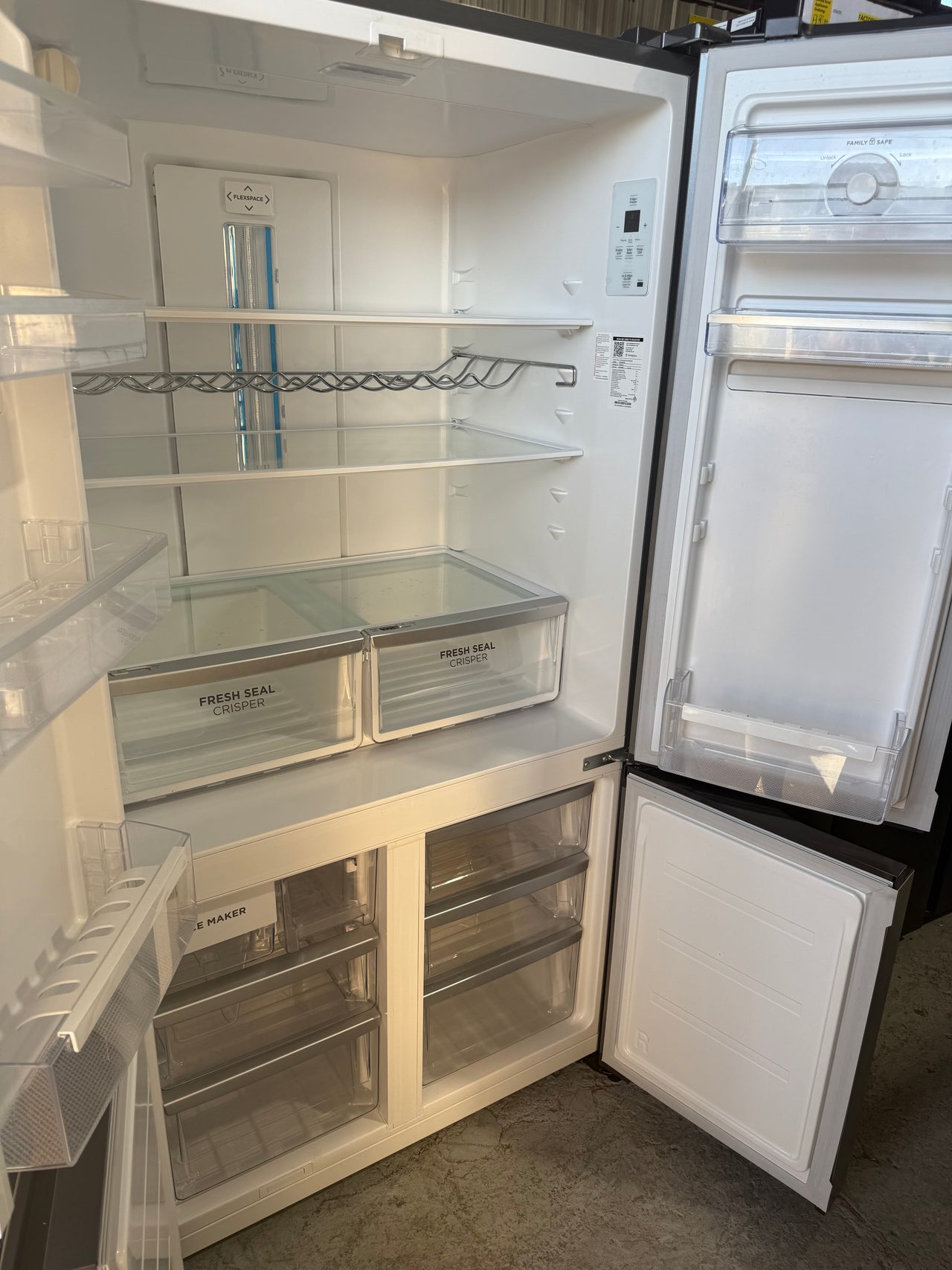 Second hand Westinghouse 541L French Door Refrigerator – Stainless Steel model:WQE6060SB - Second Hand Appliances Geebung