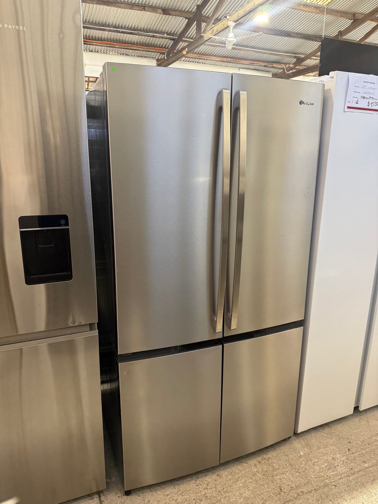 Second hand Westinghouse 541l French Door WQE6000SA - Second Hand Appliances Geebung