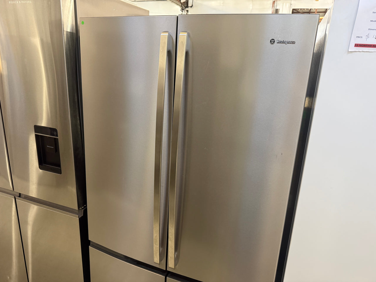 Second hand Westinghouse 541l French Door WQE6000SA - Second Hand Appliances Geebung