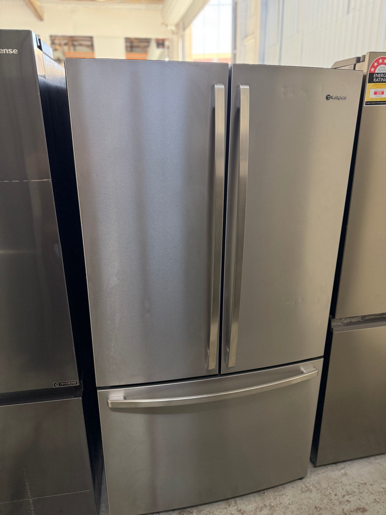 Second hand Westinghouse 565L French Door Refrigerator Model: WHE6000SB - Second Hand Appliances Geebung